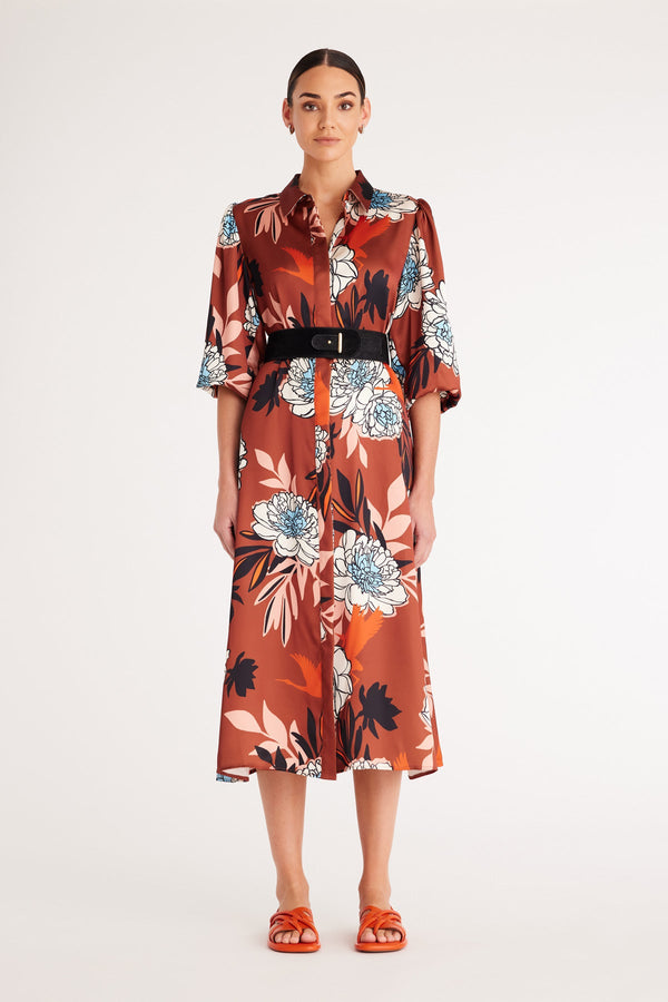 Kyoto Midi Dress   - Sunset Floral
