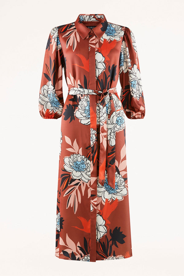 Kyoto Midi Dress   - Sunset Floral