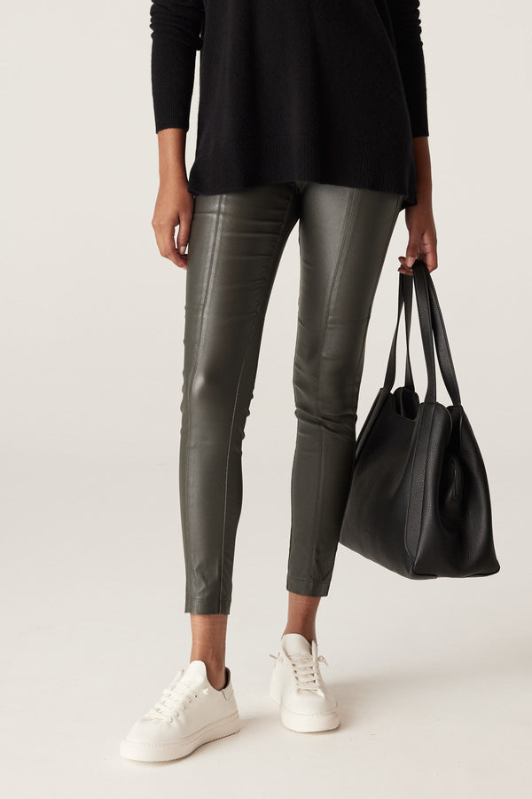 Coated Legging  - Khaki
