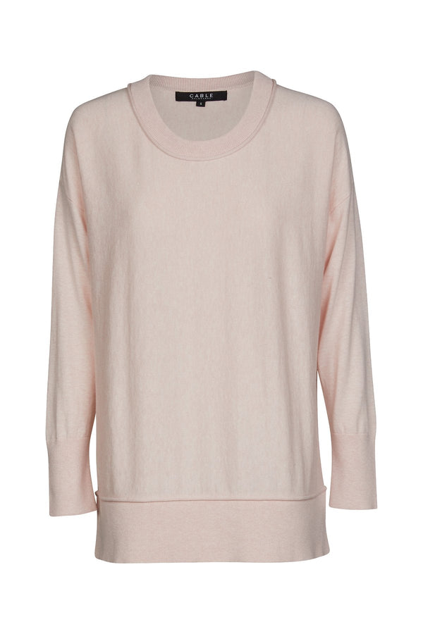 Peachskin Weekend Sweater - Powder Pink