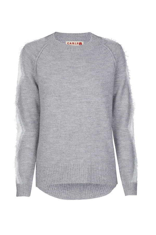 Piper Sweater - Grey Marle-Cable Melbourne-1