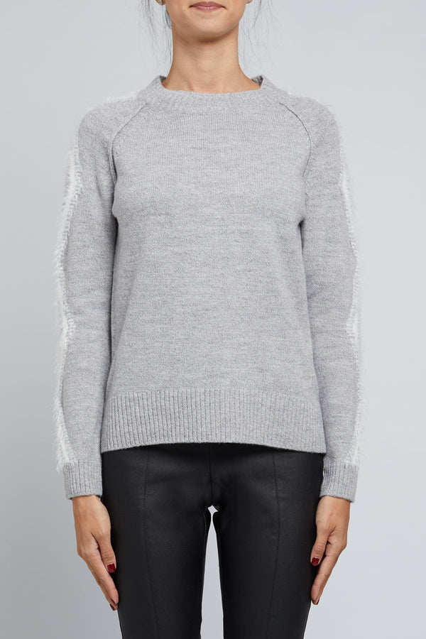 Piper Sweater - Grey Marle