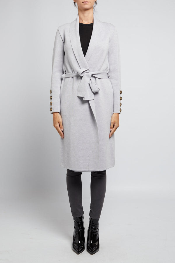 Sophie Milano Coat - Grey Marle-Cable Melbourne-2